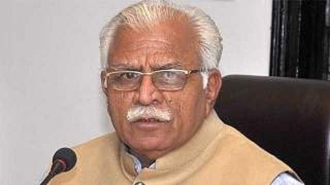 Haryana CM Manohar Lal Khattar (File | PTI)