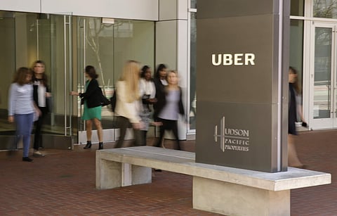 Photo shows an exterior view of the headquarters of Uber in San Francisco. (File Photo | AP)