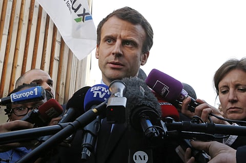 Independent centrist presidential candidate Emmanuel Macron (File Photo | AP)