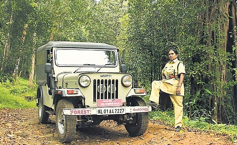 P G Sudha, forest beat officer of Kuttampuzha range in Ernakulam