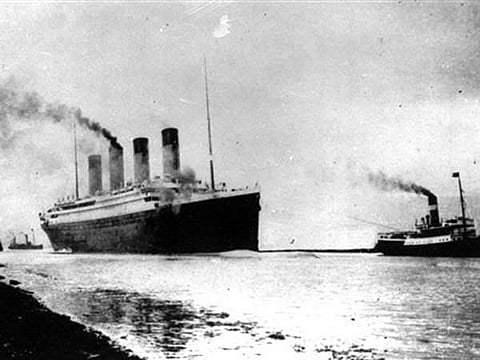On 14 April, RMS Titanic, the British passenger liner hit an iceberg at 11:40 pm. (Luxury liner RMS Titanic departs Southampton, England, for her maiden Atlantic Ocean voyage to New York, April 10, 1912, File | AP)