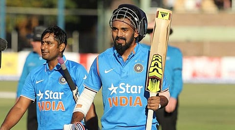 KL Rahul (right) | AP