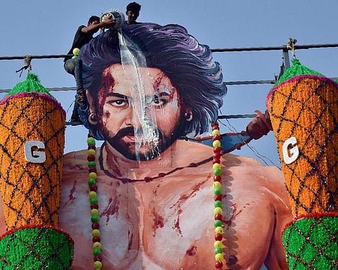 The much-awaited film 'Baahubali 2- The Conclusion' hit screens on Friday morning | EPS- Vinay Madapu