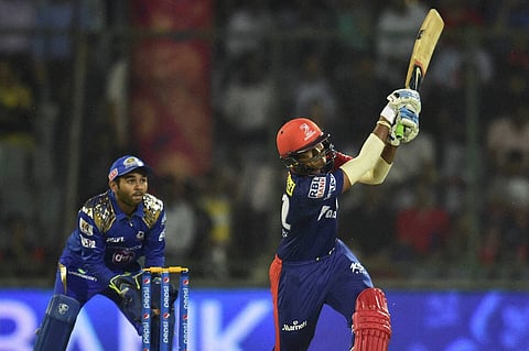 Delhi Daredavils batsman Shreyas Iyer plays a shot during IPLT 20 match against Mumbai Indians in New Delhi at 2016 IPL. | PTI File Photo