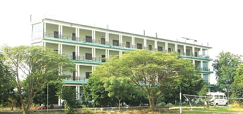 Express file photo of SVS College, a private naturopathy and yoga science institution, located in Bangaram village near Chinna Salem