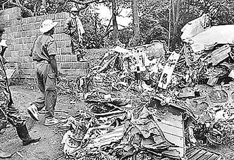 Presidents shot down