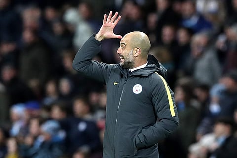 Manchester City's manager Pep Guardiola (File Photo | AP)