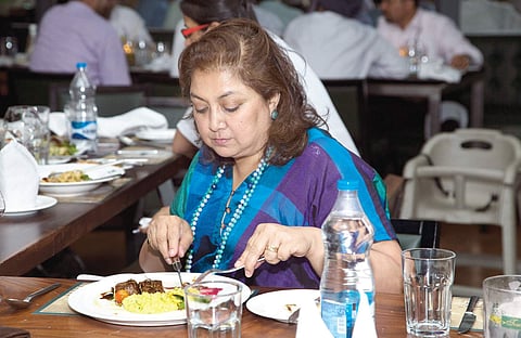 Robot butler on my food safari