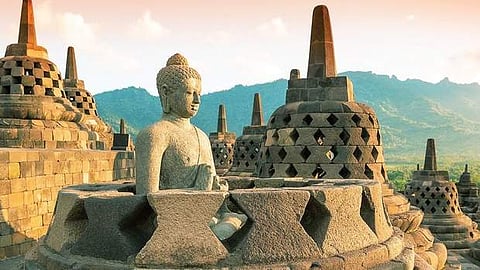 Image of Buddha statue used for display purpose only.