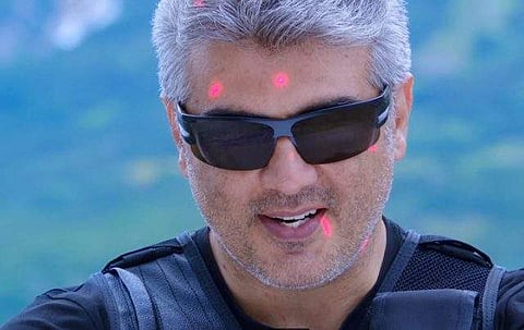 Ajith in 'Vivegam'. (Photo|YouTube)