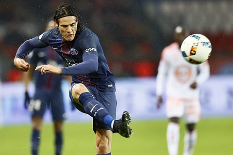 PSG's Edinson Cavani (Photo | AP)