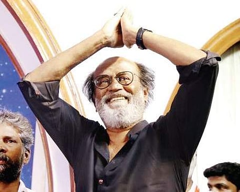 Superstar Rajinikanth in Chennai on Monday | ashwin Prasath