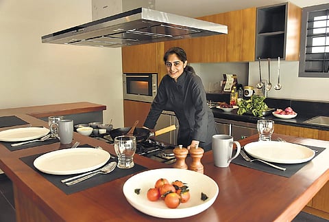 Keeping authenticity in mind but bringing in her own flavours with the right blend of ingredients to enhance the taste in the finer nuances of cooking is what makes Madhulika Sunderam’s expertise special at Chef’s Table. “What we serve here is not served