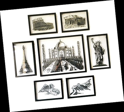 An art form with just a cut of paper