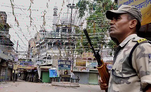 A view of a street during curfew in Saharanpur a day after violent clashes between two communities over a land dispute. | PTI