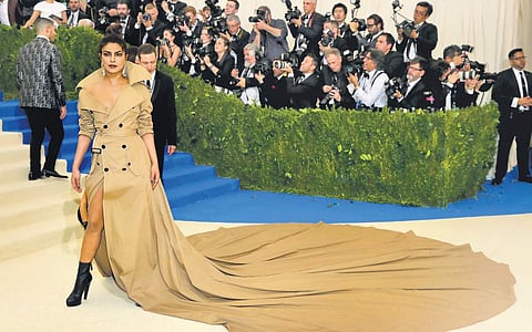 Priyanka at the Met Gala in New York