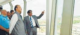 Minister Arun Jaitley inspecting the facilities after inaugurating the ATR | jithendra m