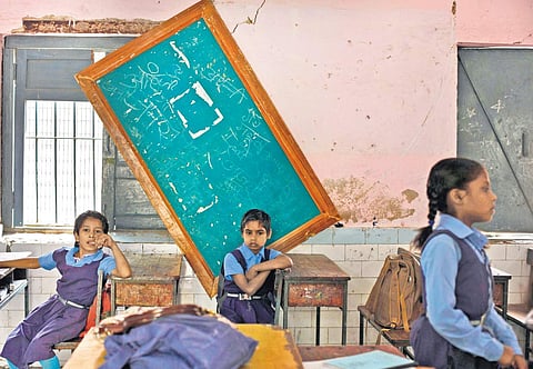 In 2014-15, there were 3,70,000 government schools with less than 50 students each.