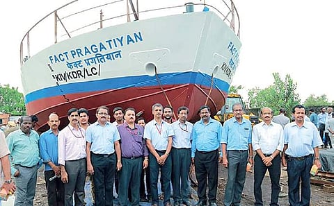 FACT launches new barge to transport ammonia
