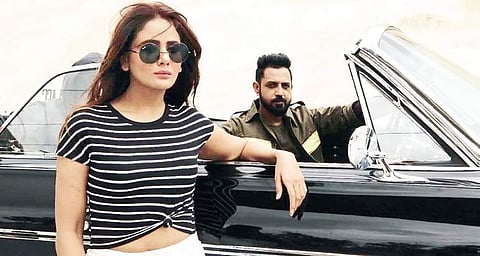 A still from the video