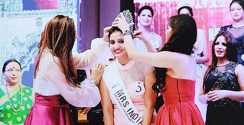 Divya Vanissery during the pageant