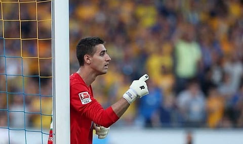 Koen Casteels penned a new four-year deal with Wolfsburg. | AFP