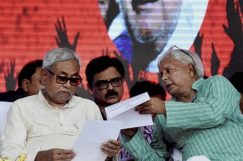 Nitish Kumar and Lalu Yadav | (File/PTI)