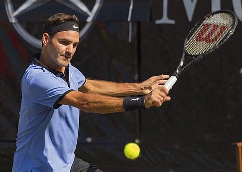 Roger Federer now has a 4-0 record against Mischa Zverev including a win this year in the Australian Open quarter-finals. | AP