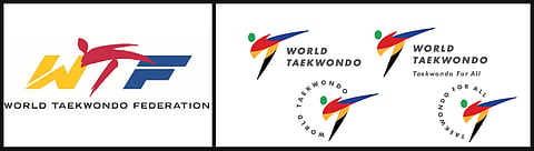 Old and new logos of World Taekwondo Federation / World Taekwondo. (Photo | Facebook.com/WorldTaekwondo1/)