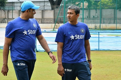 Without a head coach, who also used to double up as the team's bowling coach, Bangar has his work cut out. | File Photo