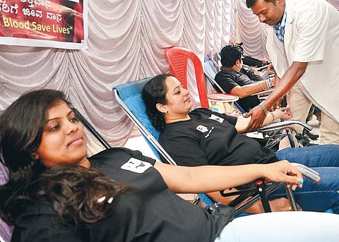 The camp saw as much as 166 units of blood being collected Pushkar V