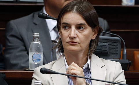Serbia woman Prime Minister Ana Brnabic. (File photo | AP)