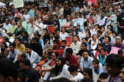 Junaid and his companions were suspected of carrying beef, they were accused of looking ‘different’ and as things escalated, he was stabbed to death by a mob on a train in Ballabhgarh, Haryana. (EPS| Shekhar Yadav)