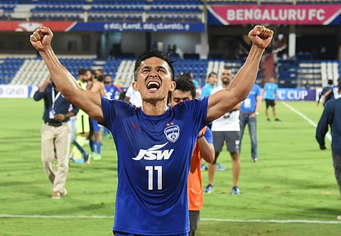 Bengaluru FC striker Sunil Chhetri (Vinod Kumar T | EPS)