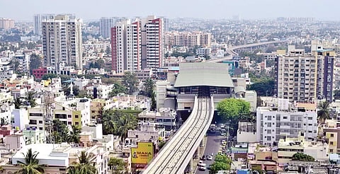 A view of Banashankari Metro Station | Jithendra M