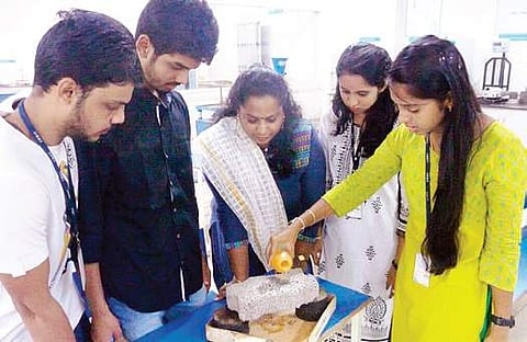 CMR students create special concrete to solve city’s rain woes