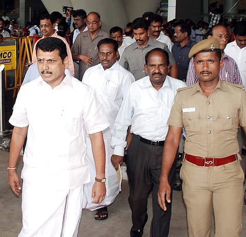 V Senthil Balaji caused a stir in the Assembly raising a spate of issues, particularly the high rate of GST on textiles, groundnut candy and crackers (FIle | EPS)