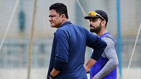 Indian skipper Virat Kohli and Anil Kumble | PTI