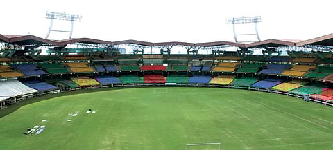 Jawaharlal Nehru Stadium at Kaloor.