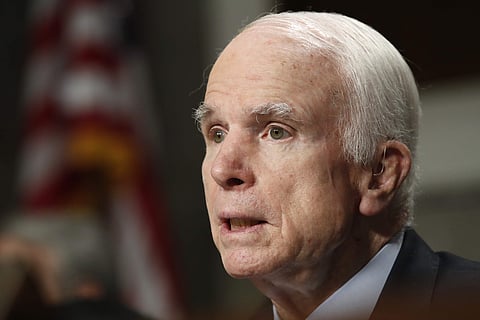 Senate Armed Services Committee Chairman Sen. John McCain. (Photo| AP)