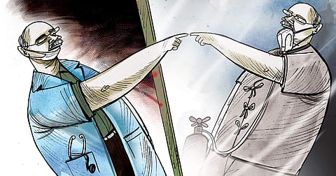 When a doc gets a health scare