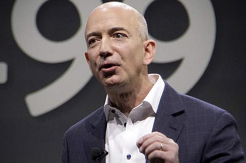 The magazine said its real-time tracking of personal fortunes showed Bezos with a net worth of $90.5 billion