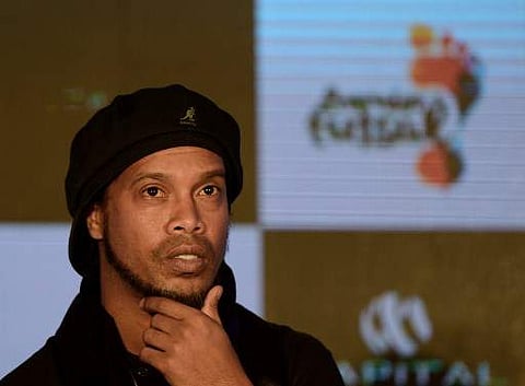Former Brazilian professional footballer Ronaldinho | AFP