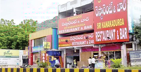 Kanaka Durga bar and restaurant at Eluru Road in Vijayawada on Sunday | Express