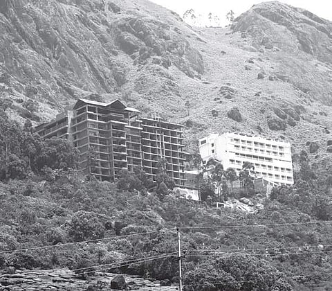 The Plum Judy resort located at Pulippara in Pallivasal village of Idukki