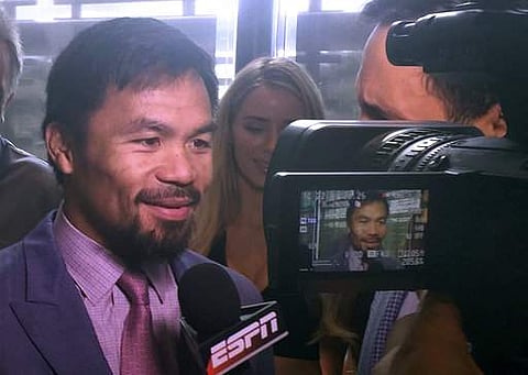 Manny Pacquiao (AP Photo/John Pye)
