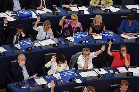 Members of the European Parliament take part in a voting session at the European Parliament in Strasbourg, eastern France, on July 5, 2017. (Photo | AFP)