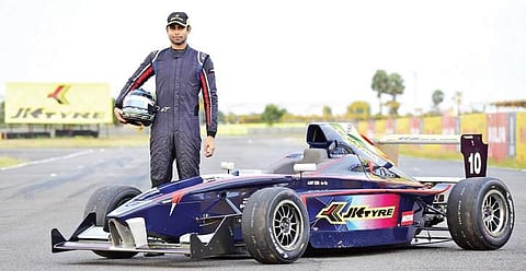 After impressing with Formula cars, Anindith is hoping to get into GT category