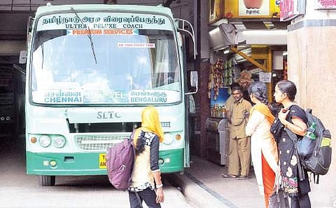 Tamil Nadu buses. EPS