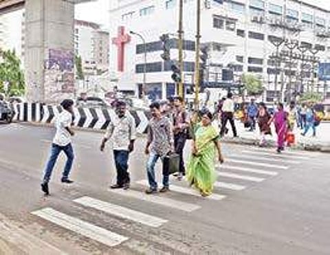 The pedestrian subway near AG Church on GST Road is yet to be made | martin louis